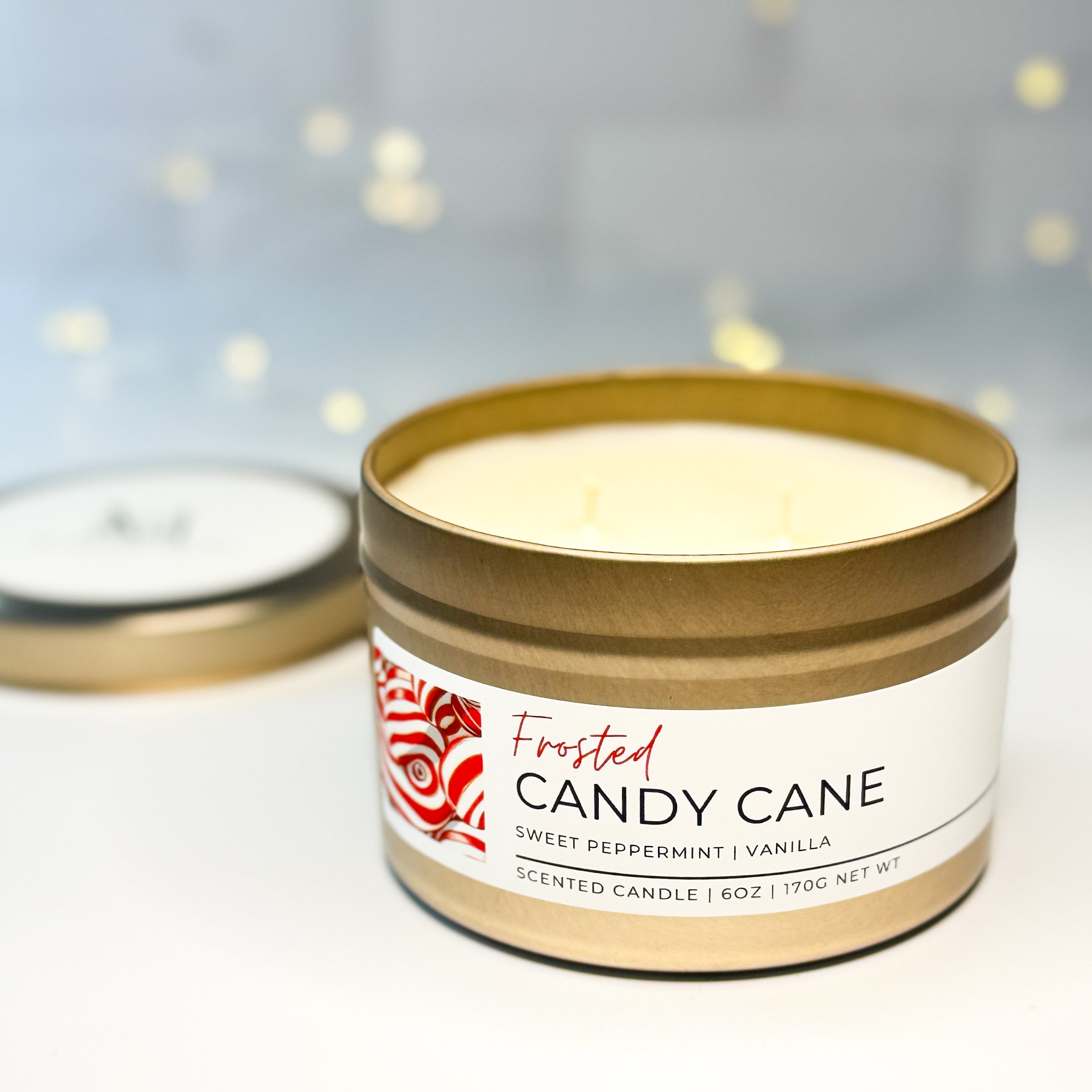 Frosted Candy Cane | Candles